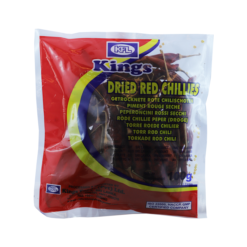 Kings Dried Chillies  50 x 100 g