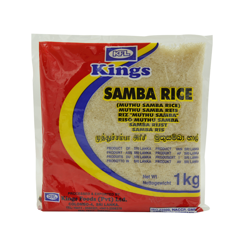 Kings Samba Rice 20 x 1 kg