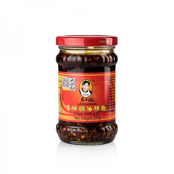 Laoganma Knusprige Chillis In Oel 24 x 210 g