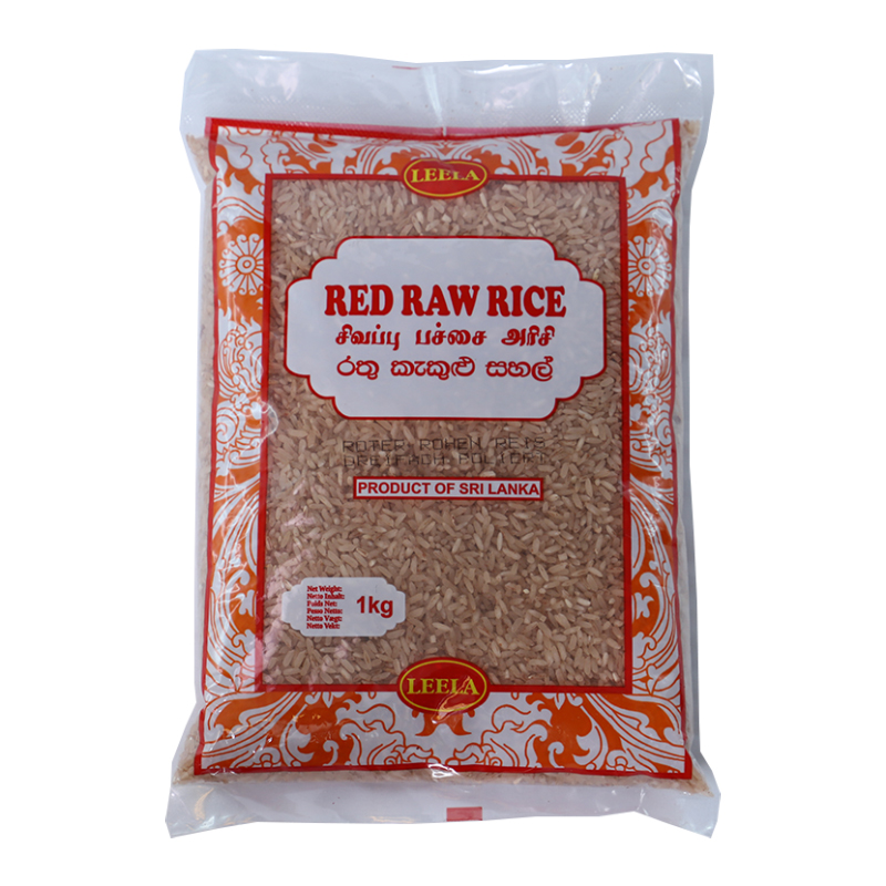 Leela Red Raw Rice 24 x 1 kg