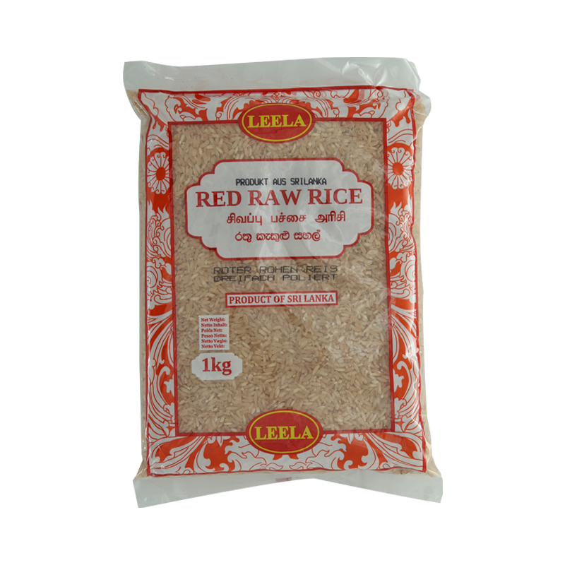 Leela Red Raw Rice T/P 24 x 1 kg (Kopie)