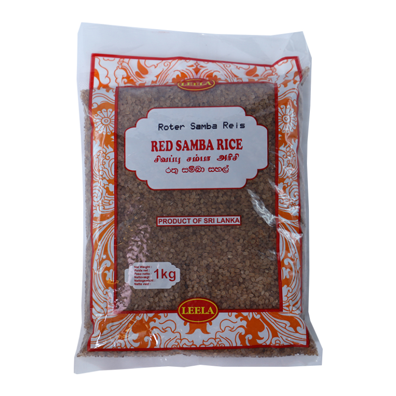 Leela Red Samba Rice 24 x 1 kg