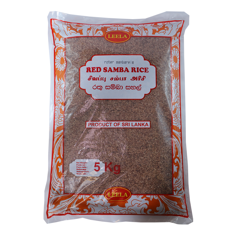 Leela Red Samba Rice 5 x 5 kg