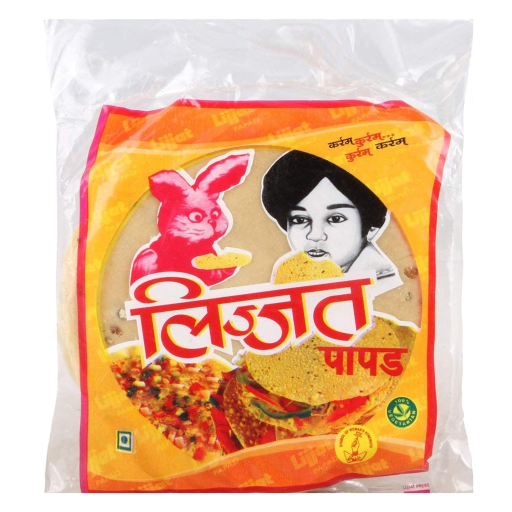 Lijjat Papadam Punjabi 20 x 200 g