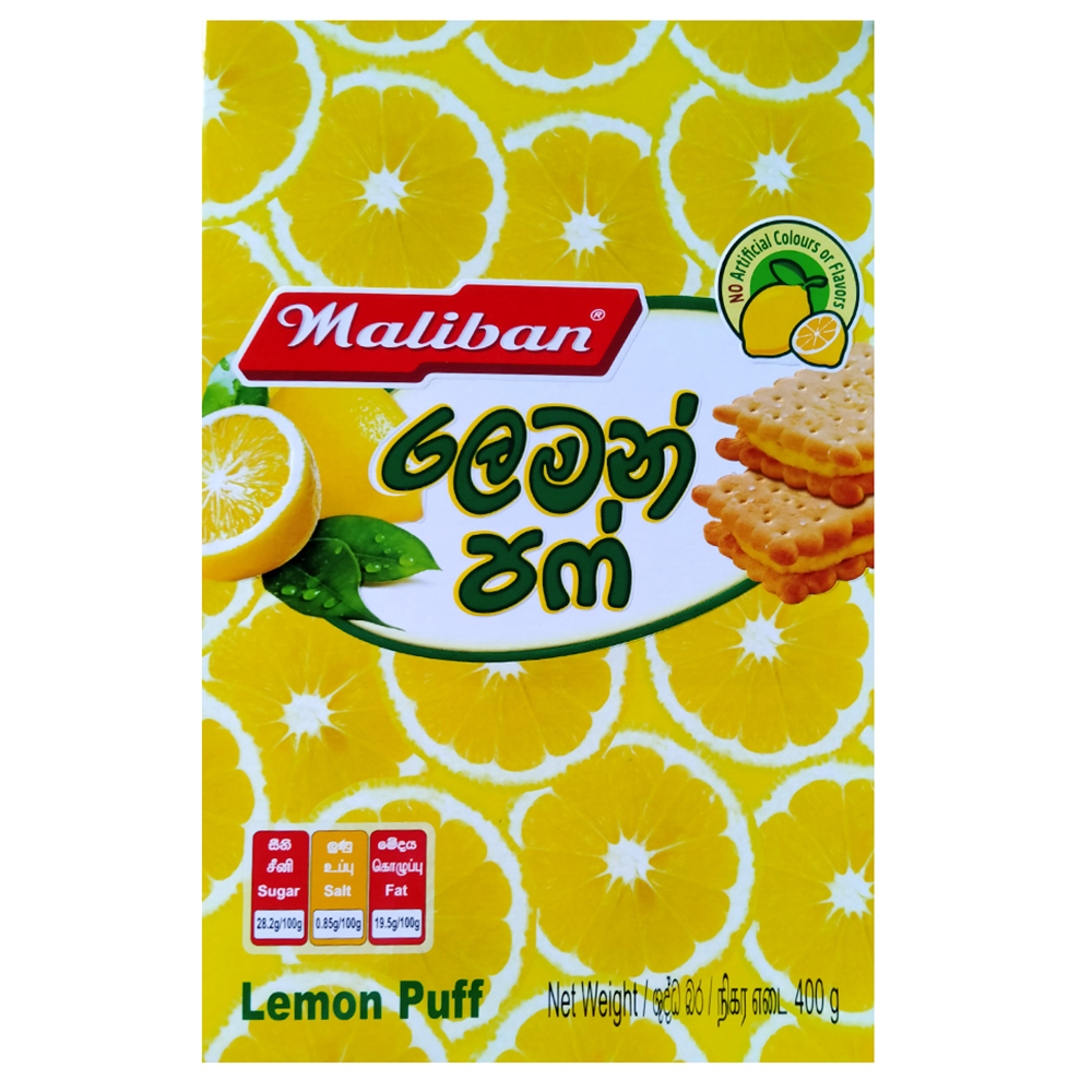 Maliban Lemon Puff 14 x 400 g