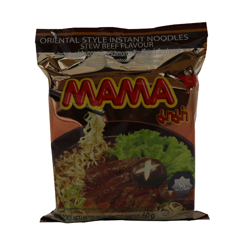 Mama Instant Noodle Beef 30 x 60 g