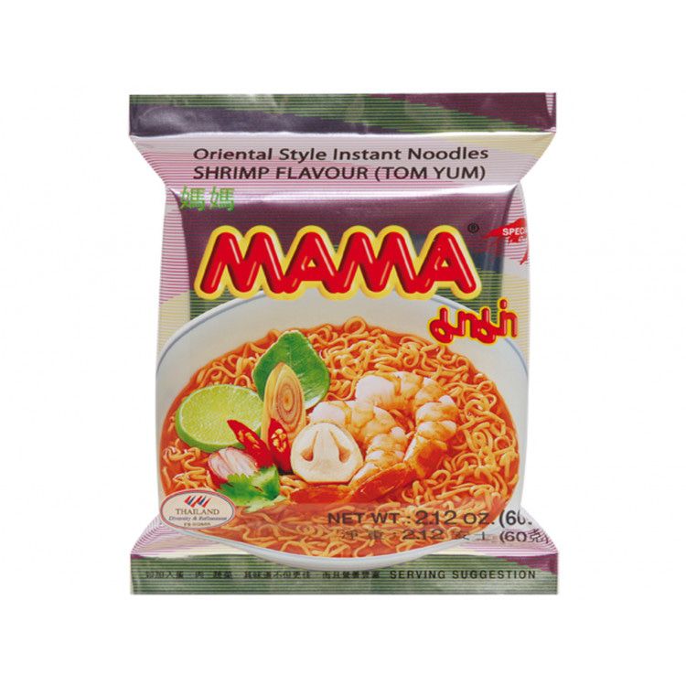 Mama Instant Tom Yum shrimp 20 x 90 g