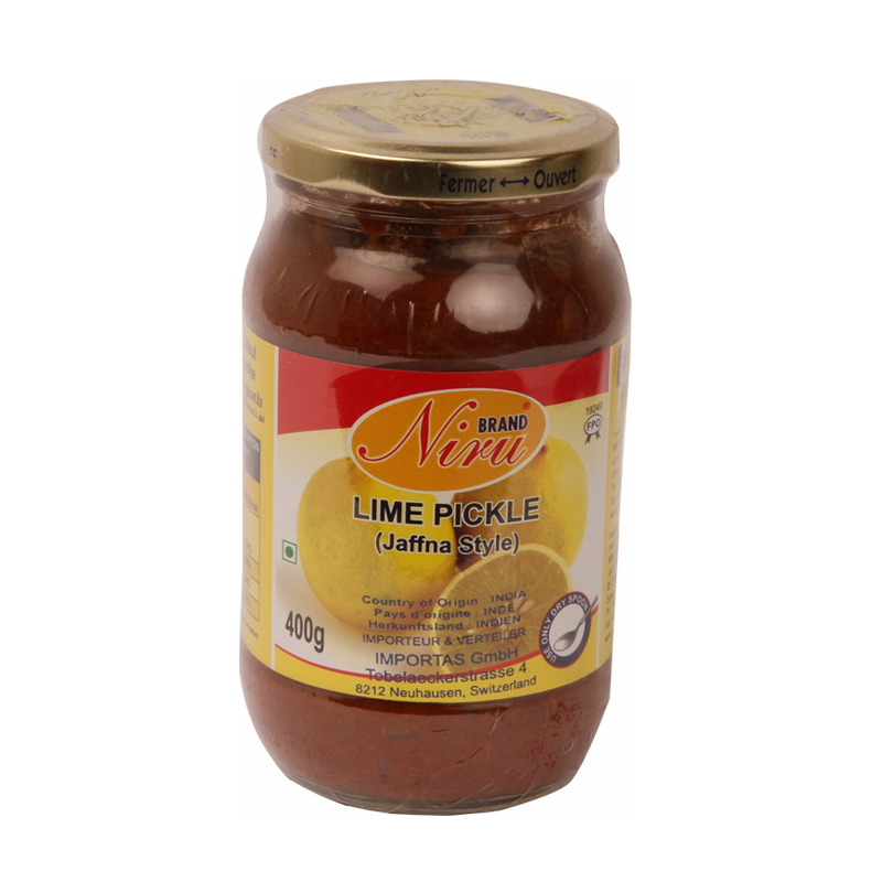 Niru Lime Pickle 24 x 400 g