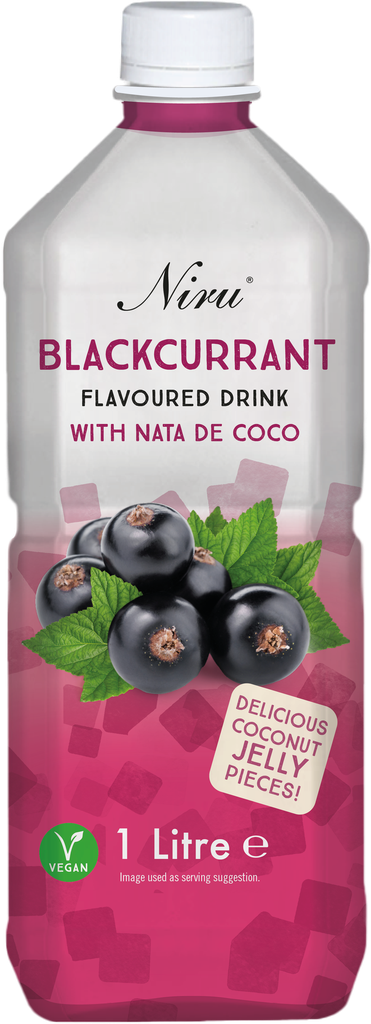 Niru Nata De Coco - Blackcurrant 6 x 1 L