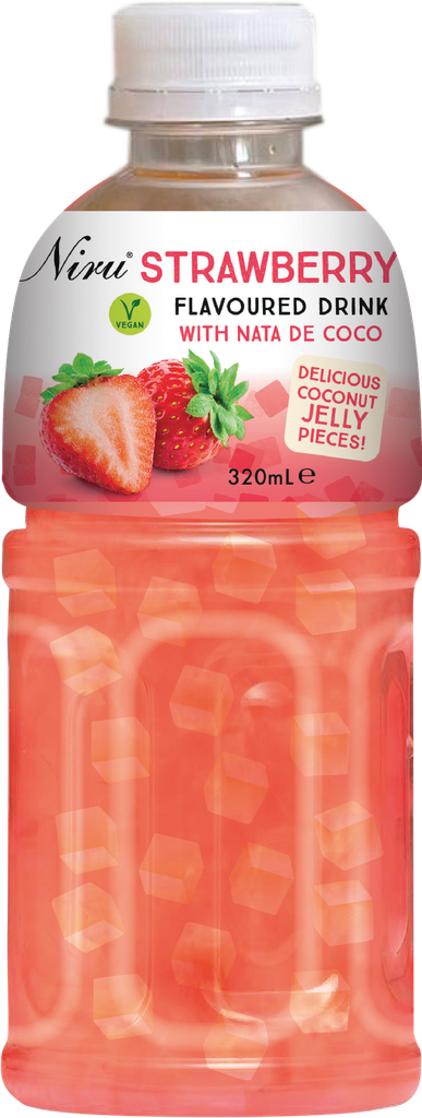 Niru Nata De Coco - Strawberry 12 x 320 ml