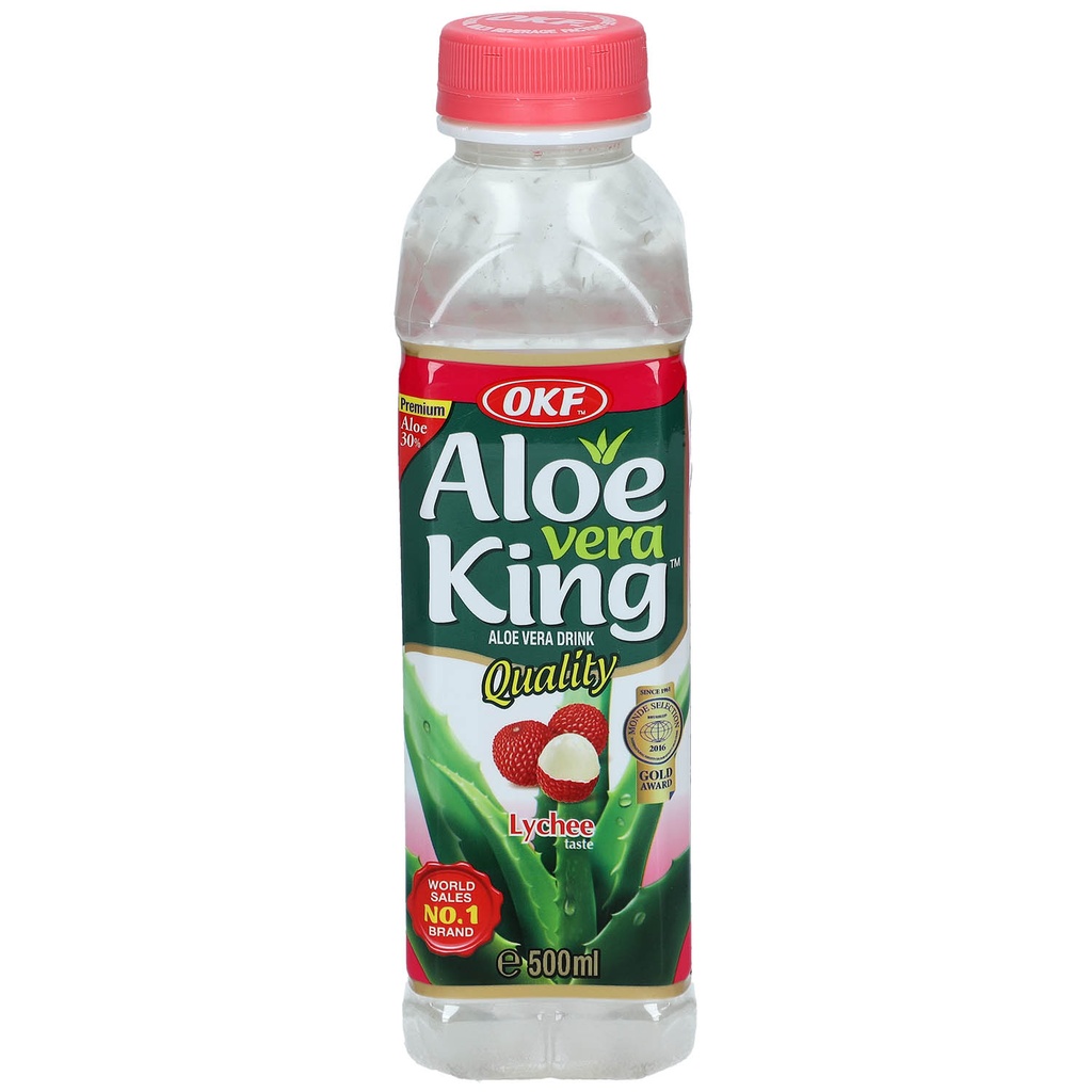 OKF Aloe Vera Drink Lychee 20 x 500 ml