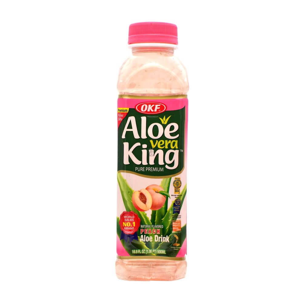 OKF Aloe Vera Drink Peach 20 x 500 ml