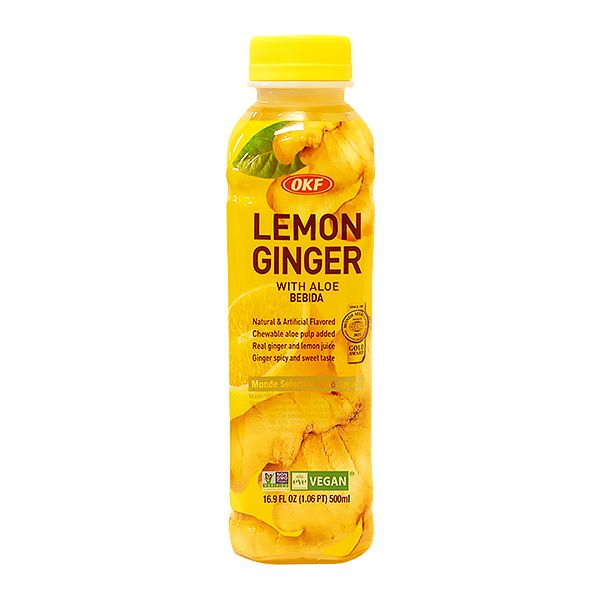 OKF Lemon Ginger With Aloe Drink 20 x 500 ML