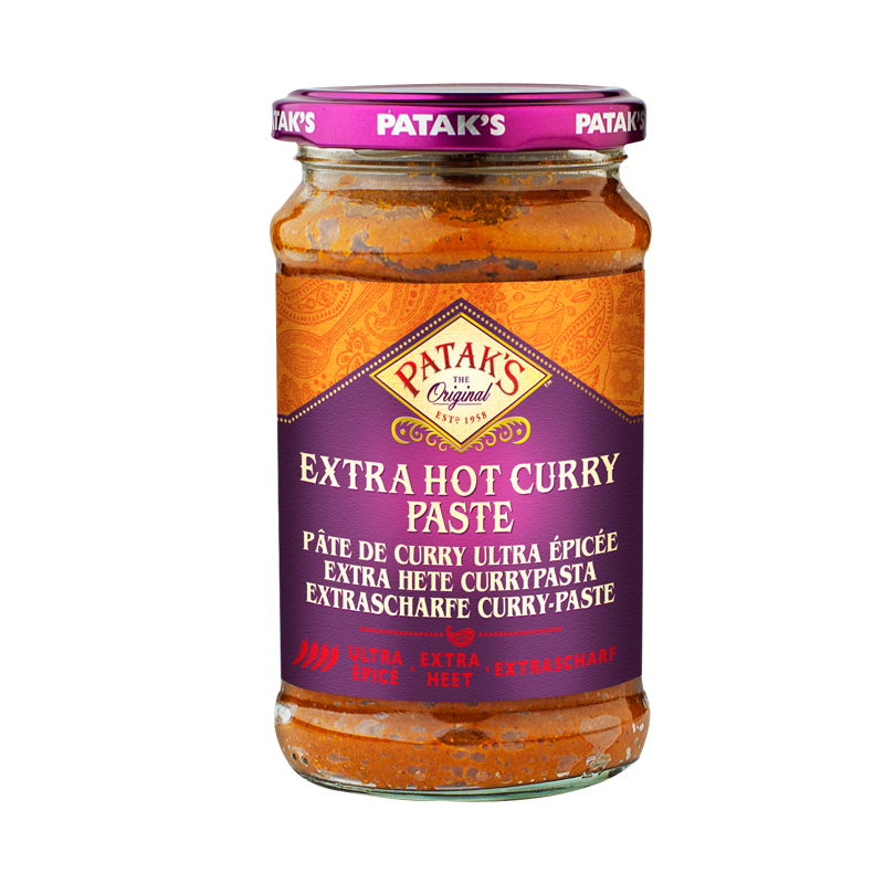 Pataks Curry Paste Hot 6 x 283g