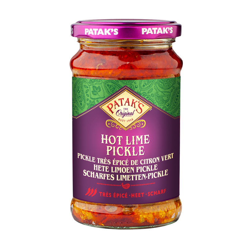 Pataks Lime Pickle Hot 6 x 283g