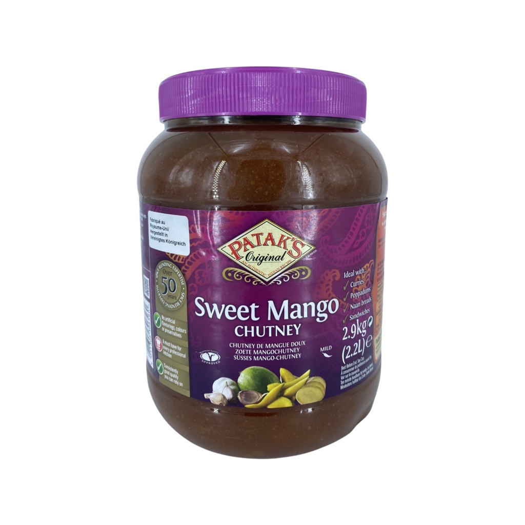 Pataks Mango Chutney Sweet 2 x 2.9 kg