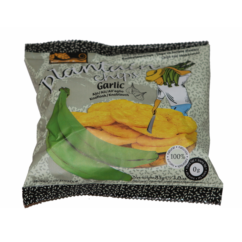 Samai Plantain Chips Garlic 15 x 75 g