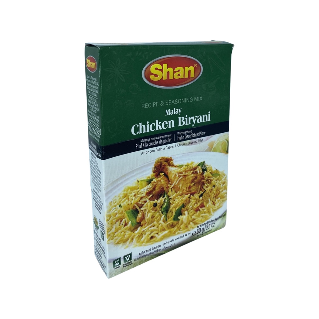 Shan Malay Chicken Biryani 6 x 60 g