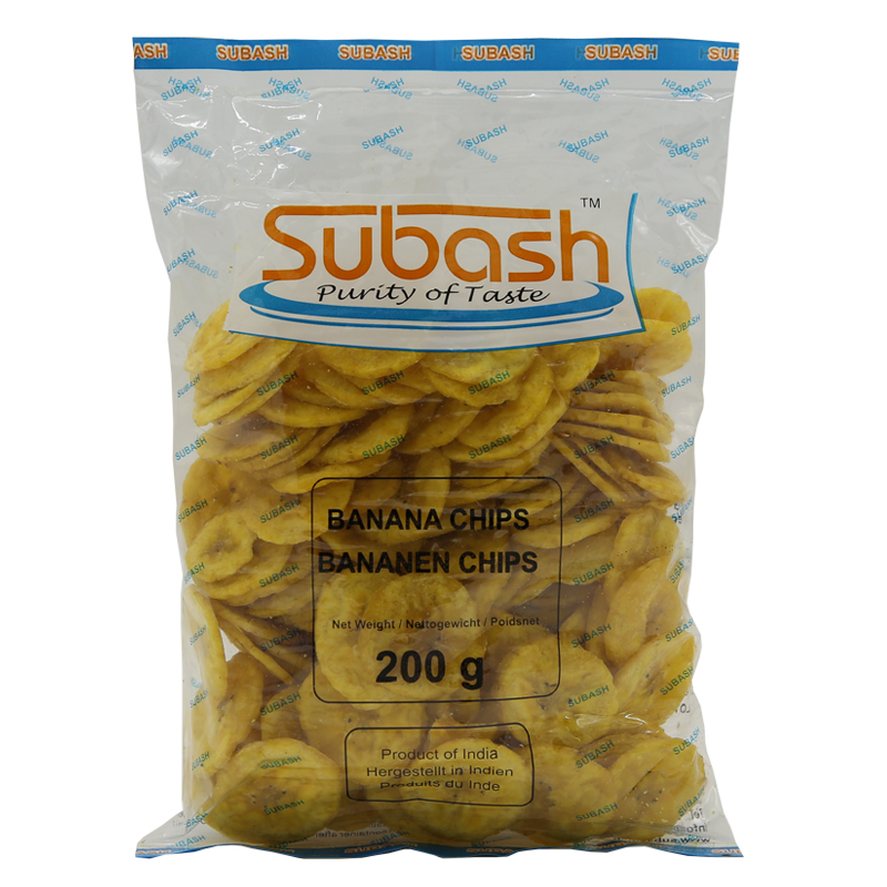 Subash Banana Chips 25 x 200 g