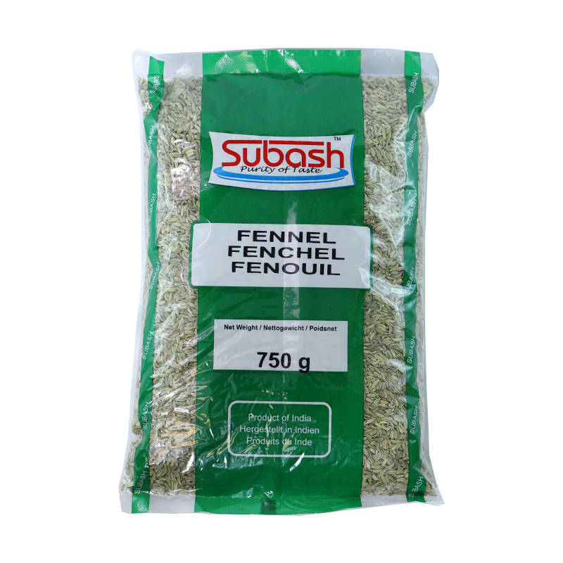 Subash Fennel Seeds 10 x 750 g