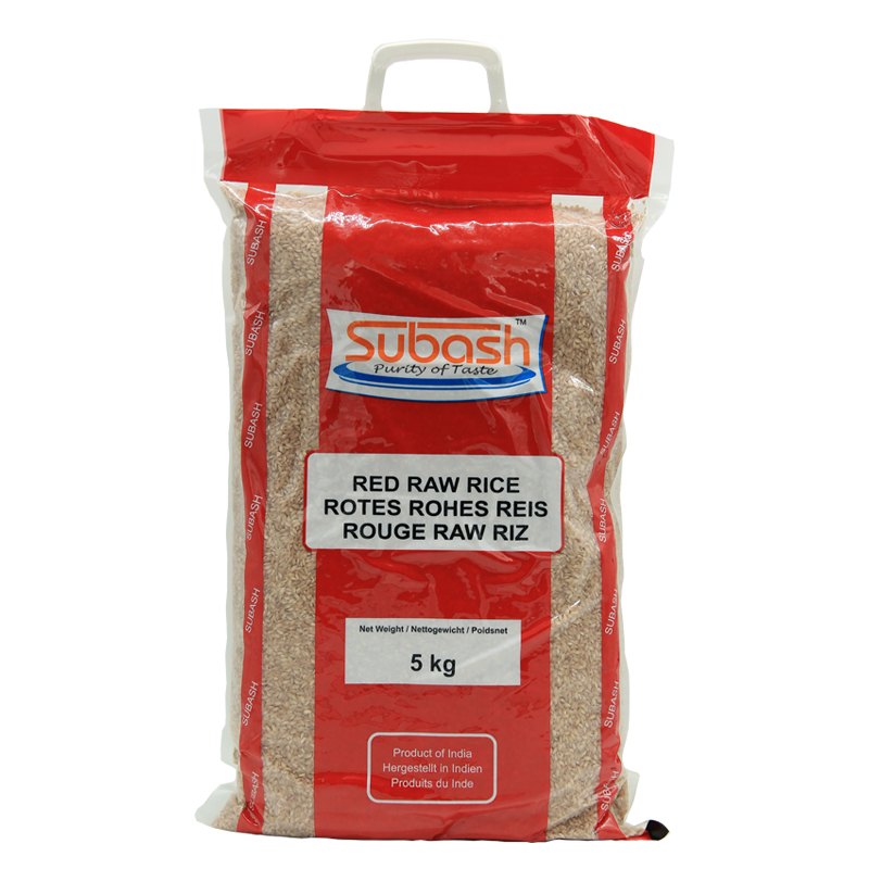 Subash Red Raw Rice 4 x 5 kg