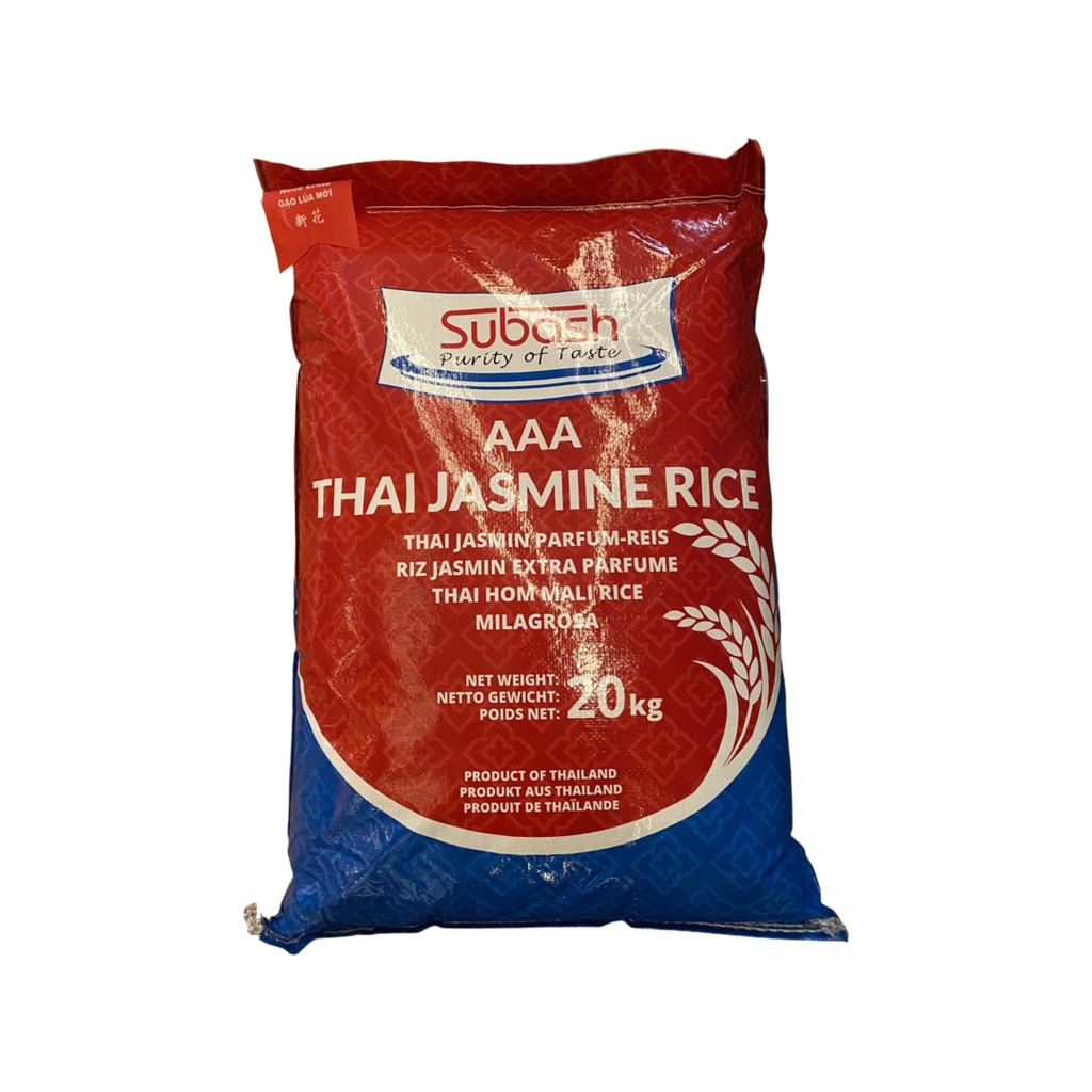 Subash Thai Jasmin Rice 20 Kg