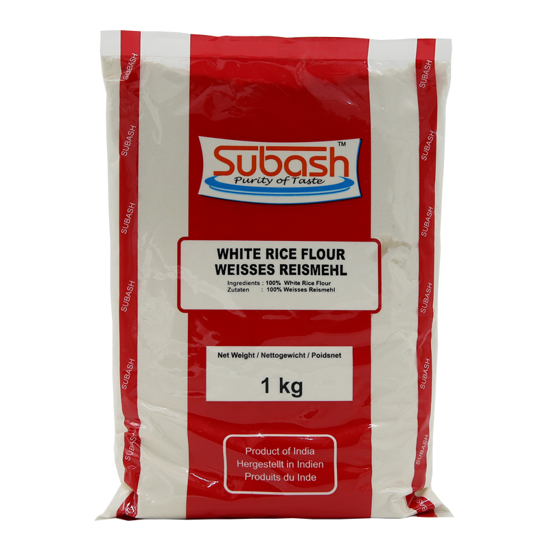 Subash White Rice Flour Roasted 20 x 1 kg