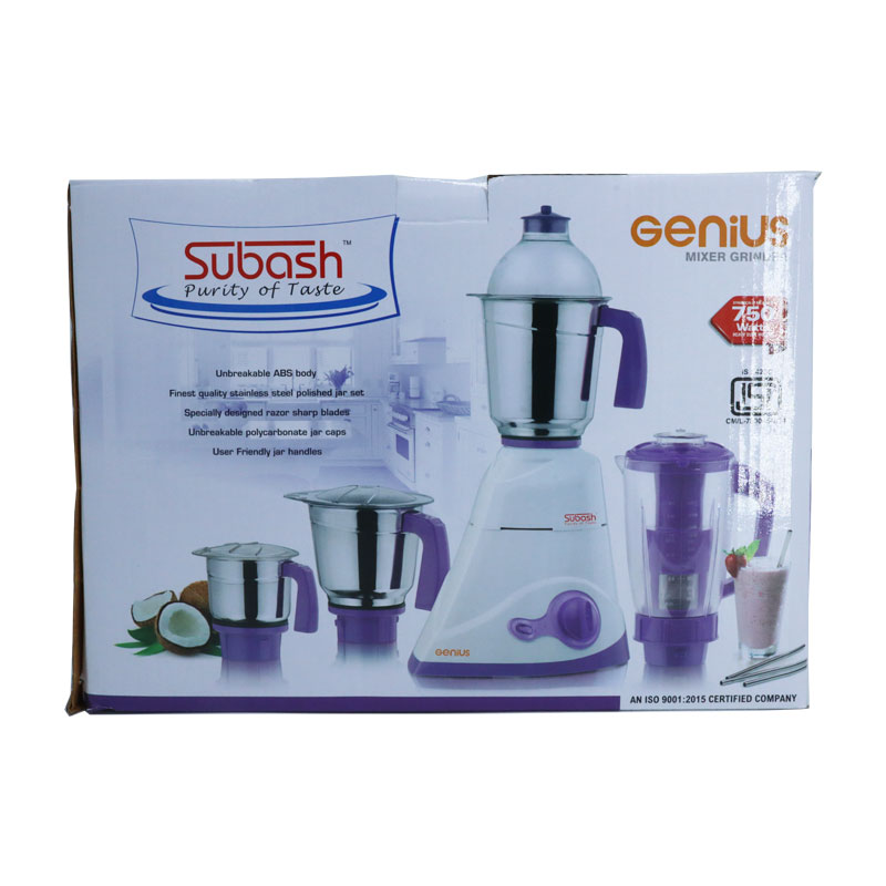 Subash Zenius Grinder 750watt 1 pcs