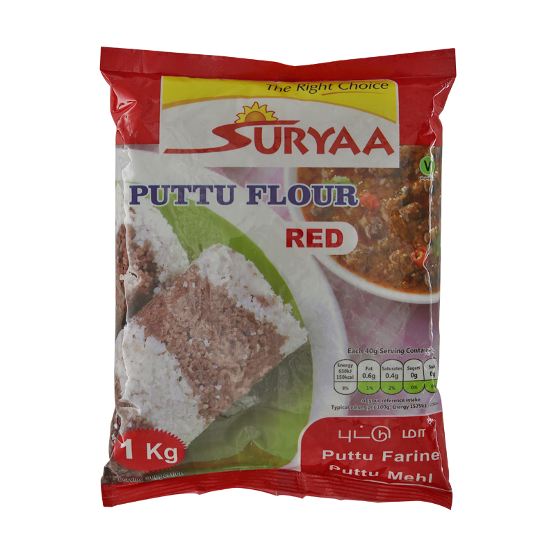 Suryaa Puttu Rice Flour Red 20 x 1 kg