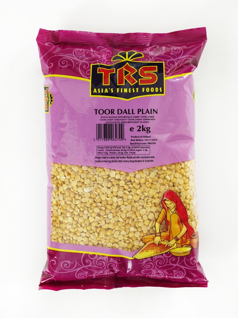 TRS Toor Dal Plain 6 x 2 kg