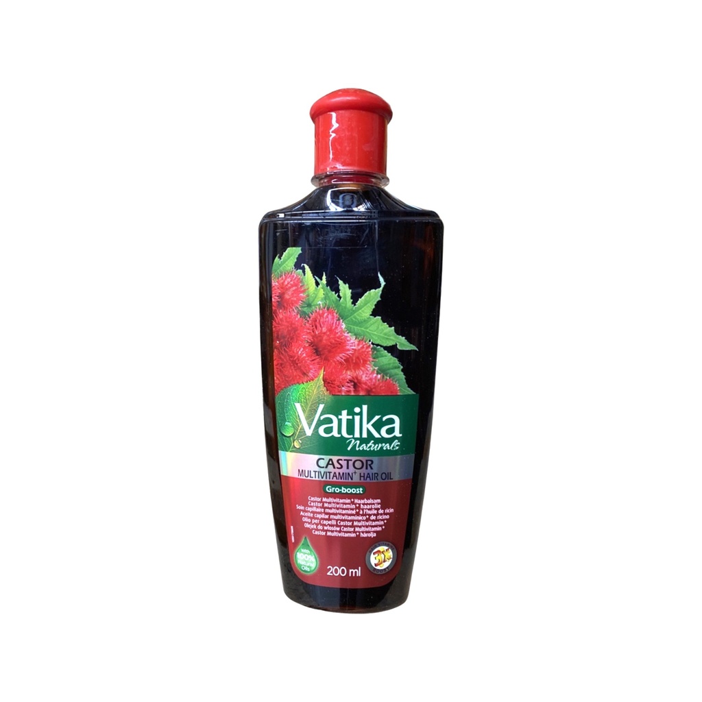 Vatika Hair Oil Castor 6 x 200 ml