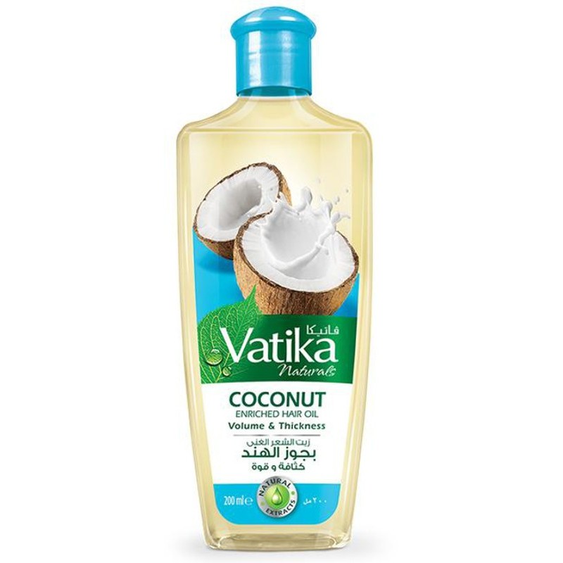 Vatika Hair Oil Coconut 6 x 200 ml