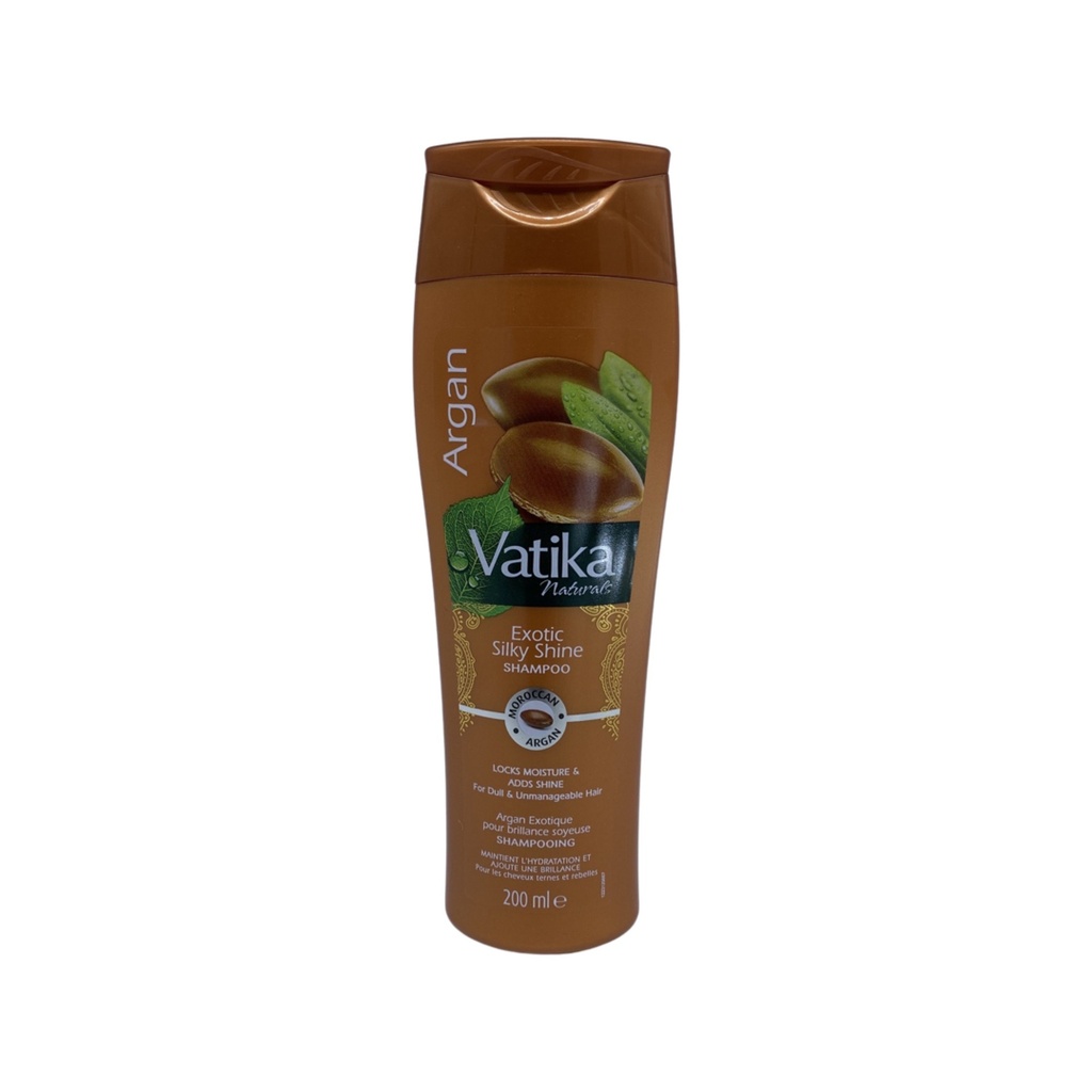 Vatika Silky Shine Argan  Shampoo 6 x 200 ml