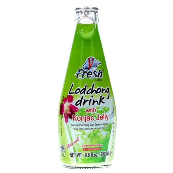 V - Fresh Lodchong Drink Konjac Jelly 24 x 290 ml