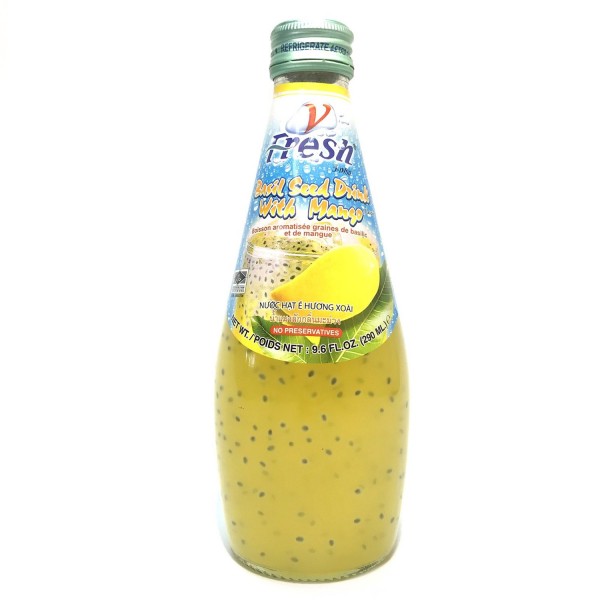 V - Fresh Mango Juice With Basil Seed 24 x 290 ml