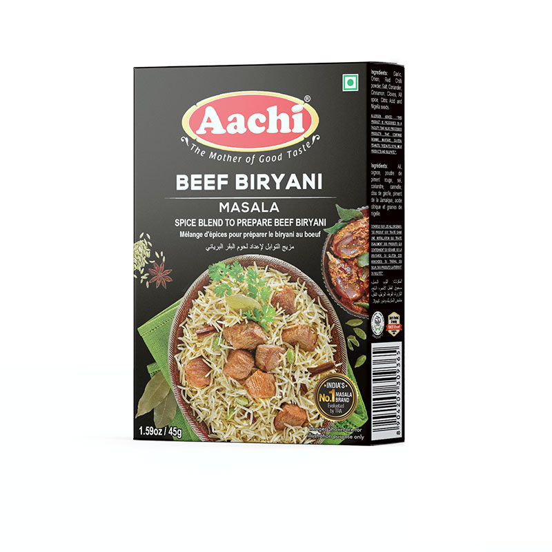 Aachi Beef Biryani Masala 12 x 45 g