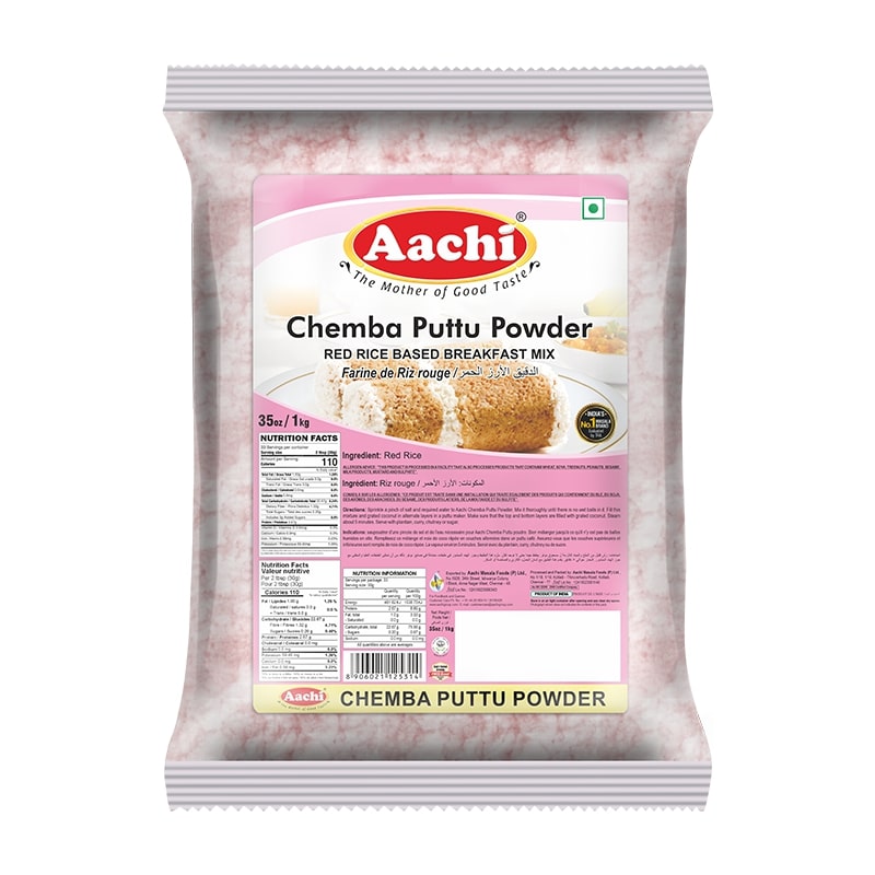 Aachi Chemba Puttu Powder 10 x 1 kg