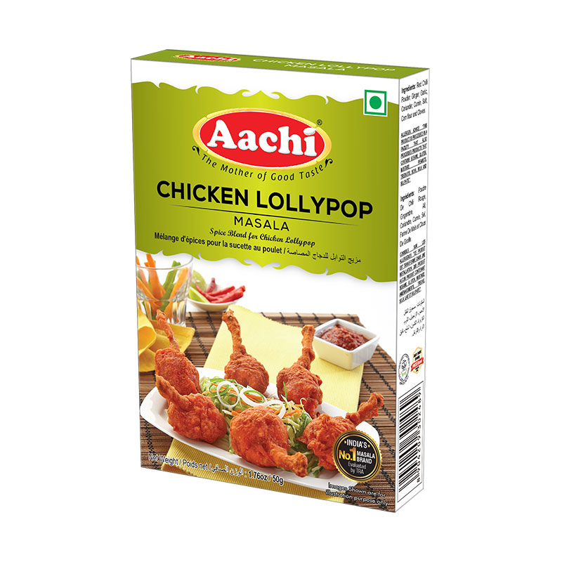 Aachi Chicken Lollypop Masala 10 x 100 g