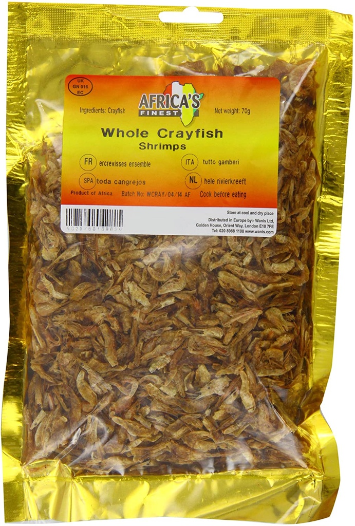 Afroase Cray Fish Whole 10 x 40 g