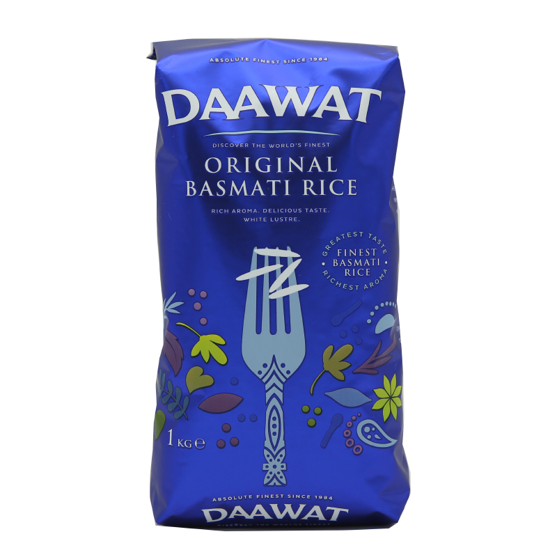 Daawat Basmati Rice Original 6 x 1 kg