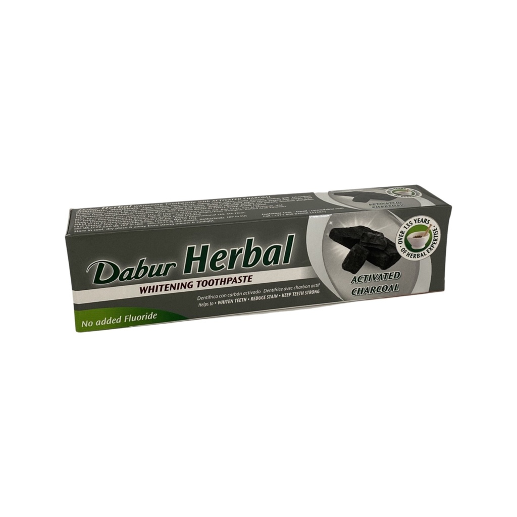 Dabur Charcoal Herbal Tooth Paste 6 x 100 ml