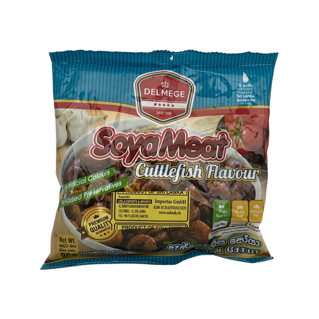 Delmege Soya Nuggets Cuttle Fish Flavor 50 x 90 g