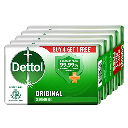 Dettol Soap Original  4 +1 Free x 125 g