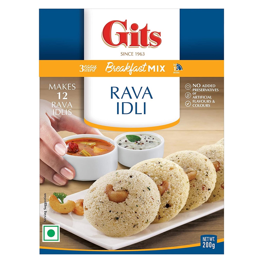 Gits Rawa Idli Mix 10 x 200 g