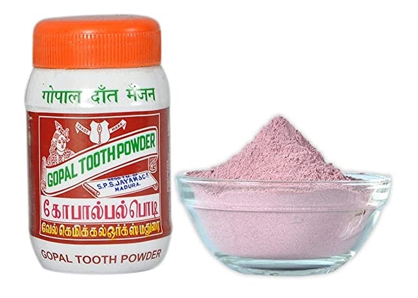 Gopal Tooth Powder Bottle 10 x 50 g