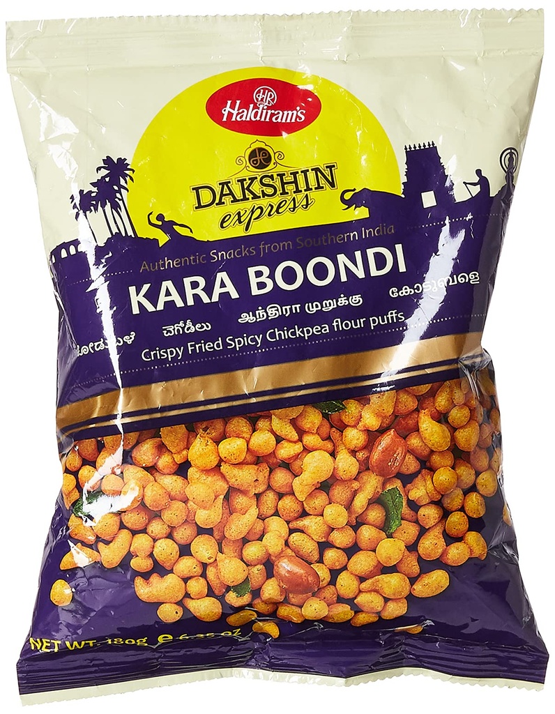 Haldiram Dakshin Kara Boondi 10 x 180 g