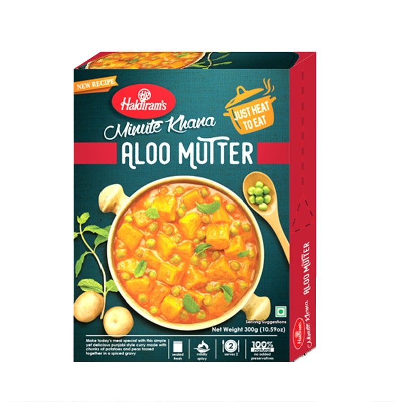 Haldirams Aloo Mattar 10 x 300 g