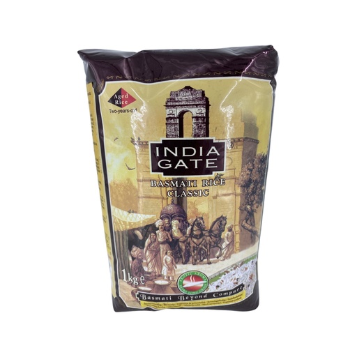 [11631] India Gate Basmati Rice Classic 8 x 1 kg