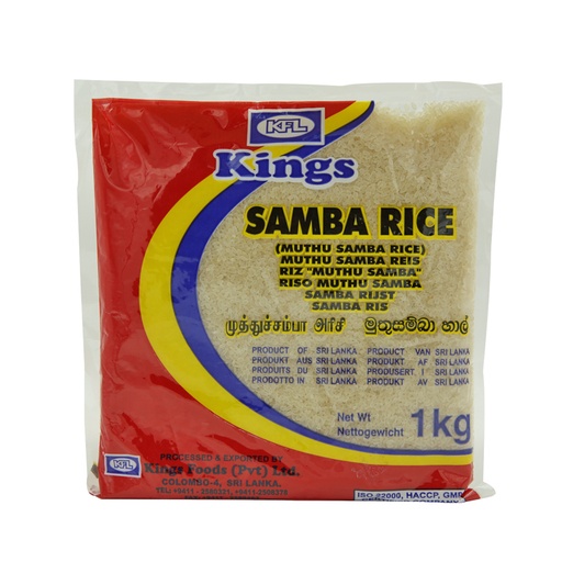 [1022] Kings Samba Rice 20 x 1 kg