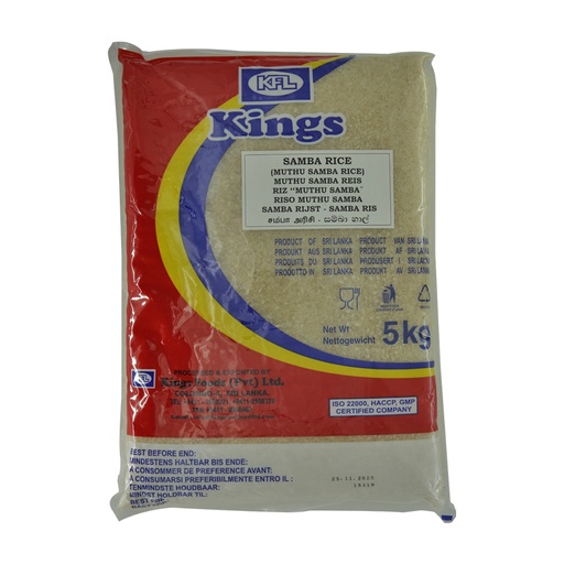 [1023] Kings Samba Rice 4 x 5 kg